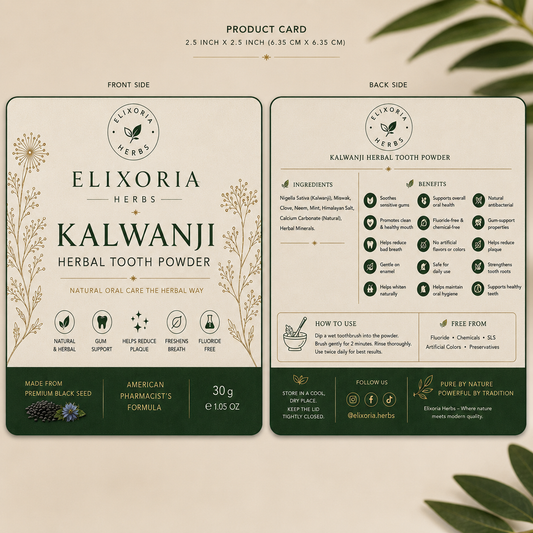 Kalwanji Tooth Powder